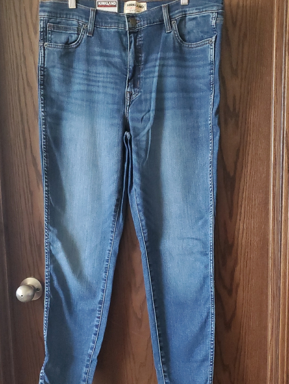 Kirkland Signature Womens High Rise Skinny Fit Jeans Size 14